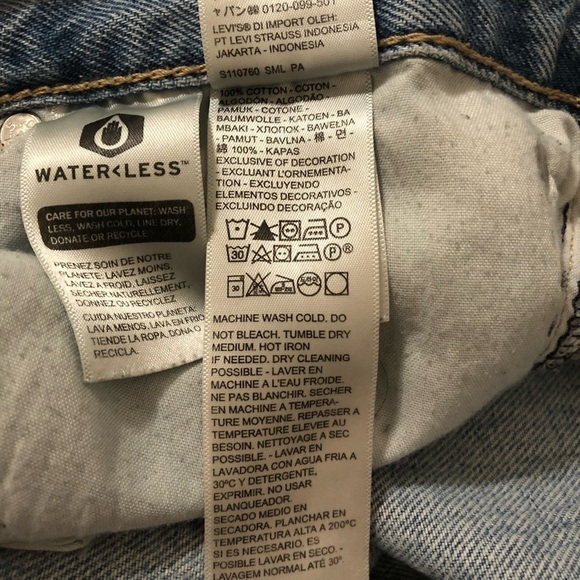 LEVI'S '94 Baggy Distressed Jeans Size 31 - Picture 4 of 8